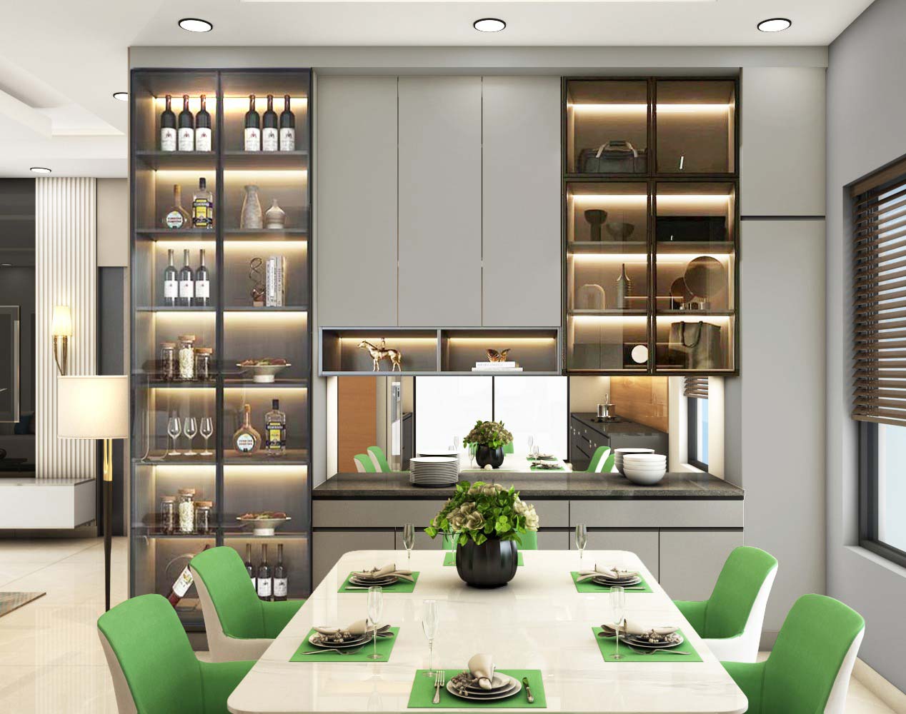 Ultra Luxurious Modular Kitchen Design by DesignersGroup
